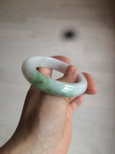 Load image into Gallery viewer, 55mm certified Type A 100% Natural sunny green/white/brown/yellow Jadeite Jade bangle AC71-1463