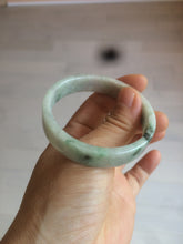 Load image into Gallery viewer, 51.7mm Certified type A 100% Natural sunny green/purple square Jadeite Jade  bangle AZ56-7274