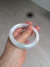 Load image into Gallery viewer, 56.8mm certified 100% natural type A light green/white/red  jadeite jade bangle AR81-4080