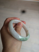 Load image into Gallery viewer, 55mm certified Type A 100% Natural sunny green/white/brown/yellow Jadeite Jade bangle AC71-1463