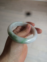 Load image into Gallery viewer, 55mm certified Type A 100% Natural sunny green/white/brown/yellow Jadeite Jade bangle AC71-1463