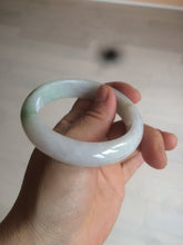 Load image into Gallery viewer, 55mm certified Type A 100% Natural sunny green/white/brown/yellow Jadeite Jade bangle AC71-1463