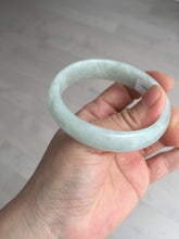 Load image into Gallery viewer, 51mm Certified Type A 100% Natural icy light green oval jadeite jade bangle BK94-7735