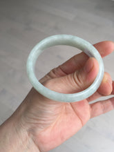 Load image into Gallery viewer, 51mm Certified Type A 100% Natural icy light green oval jadeite jade bangle BK94-7735