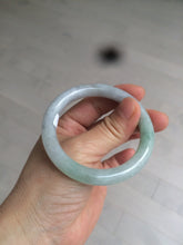 Load image into Gallery viewer, 50.8mm Certified Type A 100% Natural light green/purple/yellow(FU LU SHOU) round cut Jadeite Jade bangle Z135-2803