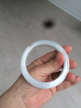 Load image into Gallery viewer, 56.8mm certified 100% natural type A light green/white/red  jadeite jade bangle AR81-4080