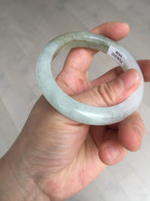 Load image into Gallery viewer, 53.8mm certified 100% natural Type A icy watery green brown purple  jadeite jade bangle BL113-9438
