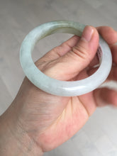 Load image into Gallery viewer, 53.8mm certified 100% natural Type A icy watery green brown purple  jadeite jade bangle BL113-9438