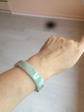Load image into Gallery viewer, 51.7mm Certified type A 100% Natural sunny green/purple square Jadeite Jade  bangle AZ56-7274