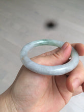 Load image into Gallery viewer, 50.8mm Certified Type A 100% Natural light green/purple/yellow(FU LU SHOU) round cut Jadeite Jade bangle Z135-2803