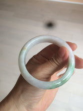 Load image into Gallery viewer, 55mm certified Type A 100% Natural sunny green/white/brown/yellow Jadeite Jade bangle AC71-1463