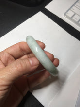Load image into Gallery viewer, 57.5mm Certified 100% natural Type A green/white jadeite jade bangle BM32-9745