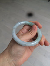 Load image into Gallery viewer, 50.8mm Certified Type A 100% Natural light green/purple/yellow(FU LU SHOU) round cut Jadeite Jade bangle Z135-2803