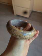 Load image into Gallery viewer, 57.8mm 100% natural red/orange/purple/pink chubby Sardonyx(战国红) bangle SY72