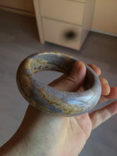 Load image into Gallery viewer, 57.8mm 100% natural red/orange/purple/pink chubby Sardonyx(战国红) bangle SY72