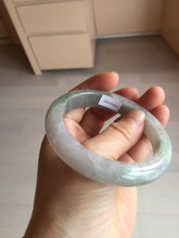 Load image into Gallery viewer, 59.2mm Certified Type A 100% Natural white/light purple/brown/yellow/gray(FU LU SHOU) Jadeite Jade bangle BF104-8634