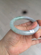 Load image into Gallery viewer, 50.8mm Certified Type A 100% Natural light green/purple/yellow(FU LU SHOU) round cut Jadeite Jade bangle Z135-2803