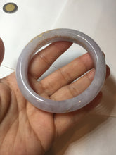 Load image into Gallery viewer, 58.5mm Certified 100% Natural type A icy watery green/light purple carved and golden-painted Jadeite Jade bangle PC72-(0855)