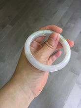 Load image into Gallery viewer, Sold.please do't order. thanks. 56mm Certified type A 100% Natural light purple white green yellow(LU FU SHOU)Jadeite bangle BN60-3559