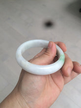 Load image into Gallery viewer, 55mm certified Type A 100% Natural sunny green/white/brown/yellow Jadeite Jade bangle AC71-1463