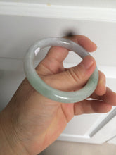 Load image into Gallery viewer, 50.8mm Certified Type A 100% Natural light green/purple/yellow(FU LU SHOU) round cut Jadeite Jade bangle Z135-2803