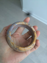 Load image into Gallery viewer, 57.8mm 100% natural red/orange/purple/pink chubby Sardonyx(战国红) bangle SY72