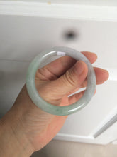 Load image into Gallery viewer, 50.8mm Certified Type A 100% Natural light green/purple/yellow(FU LU SHOU) round cut Jadeite Jade bangle Z135-2803