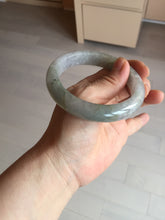 Load image into Gallery viewer, 59.2mm Certified Type A 100% Natural white/light purple/brown/yellow/gray(FU LU SHOU) Jadeite Jade bangle BF104-8634