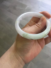 Load image into Gallery viewer, Sold.please do't order. thanks. 56mm Certified type A 100% Natural light purple white green yellow(LU FU SHOU)Jadeite bangle BN60-3559