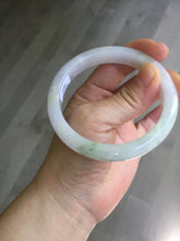Load image into Gallery viewer, Sold.please do't order. thanks. 56mm Certified type A 100% Natural light purple white green yellow(LU FU SHOU)Jadeite bangle BN60-3559
