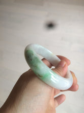 Load image into Gallery viewer, 55mm certified Type A 100% Natural sunny green/white/brown/yellow Jadeite Jade bangle AC71-1463