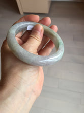 Load image into Gallery viewer, 60mm Certified Type A 100% Natural white/light purple/brown/yellow/gray (FU LU SHOU) Jadeite Jade bangle BF105-8658