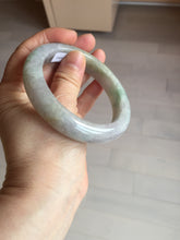Load image into Gallery viewer, 60mm Certified Type A 100% Natural white/light purple/brown/yellow/gray (FU LU SHOU) Jadeite Jade bangle BF105-8658