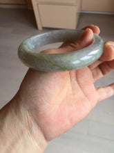 Load image into Gallery viewer, 60mm Certified Type A 100% Natural white/light purple/brown/yellow/gray (FU LU SHOU) Jadeite Jade bangle BF105-8658