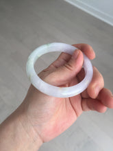 Load image into Gallery viewer, Sold.please do't order. thanks. 56mm Certified type A 100% Natural light purple white green yellow(LU FU SHOU)Jadeite bangle BN60-3559