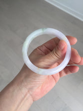 Load image into Gallery viewer, Sold.please do't order. thanks. 56mm Certified type A 100% Natural light purple white green yellow(LU FU SHOU)Jadeite bangle BN60-3559