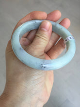 Load image into Gallery viewer, 57.5mm certified Type A 100% Natural light green/purple/black Jadeite Jade bangle BM104-5273