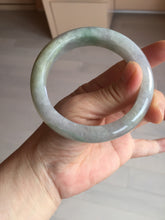Load image into Gallery viewer, 60mm Certified Type A 100% Natural white/light purple/brown/yellow/gray (FU LU SHOU) Jadeite Jade bangle BF105-8658