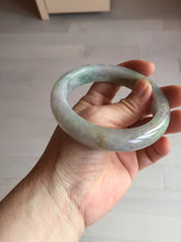 Load image into Gallery viewer, 60mm Certified Type A 100% Natural white/light purple/brown/yellow/gray (FU LU SHOU) Jadeite Jade bangle BF105-8658