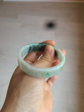 Load image into Gallery viewer, 51.7mm Certified type A 100% Natural sunny green/purple square Jadeite Jade  bangle AZ55-7273