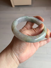 Load image into Gallery viewer, 60mm Certified Type A 100% Natural white/light purple/brown/yellow/gray (FU LU SHOU) Jadeite Jade bangle BF105-8658