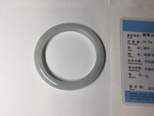 Load image into Gallery viewer, 54.6mm Certified 100% natural Type A white/green/purple jadeite jade bangle AM33-0255