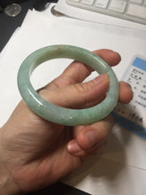 Load image into Gallery viewer, 58mm certified 100% natural Type A sunny green red jadeite jade bangle PB167-4661