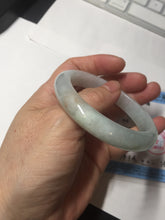Load image into Gallery viewer, 54.5mm certified 100% natural icy watery green red jadeite jade bangle BH85-9113