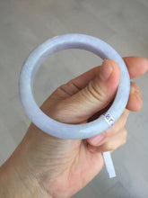 Load image into Gallery viewer, 55mm 100% natural type A light purple white jadeite jade bangle BM101-2838
