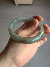 Load image into Gallery viewer, 56.2mm certified Type A 100% Natural green/red/gray/purple (FU LU SHOU) Jadeite Jade bangle BL78-8659
