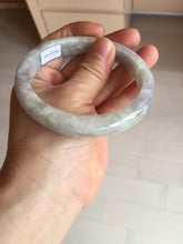Load image into Gallery viewer, 61.5mm Certified Type A 100% Natural white/light purple/green Jadeite Jade bangle BF108-1925