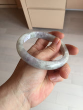 Load image into Gallery viewer, 61.5mm Certified Type A 100% Natural white/light purple/green Jadeite Jade bangle BF108-1925