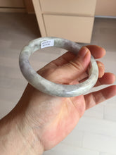 Load image into Gallery viewer, 61.5mm Certified Type A 100% Natural white/light purple/green Jadeite Jade bangle BF108-1925