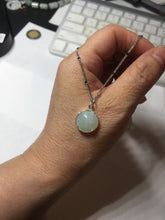 Load image into Gallery viewer, 53.5mm certified 100% natural Type A light green round cut jadeite jade bangle BP161-2771